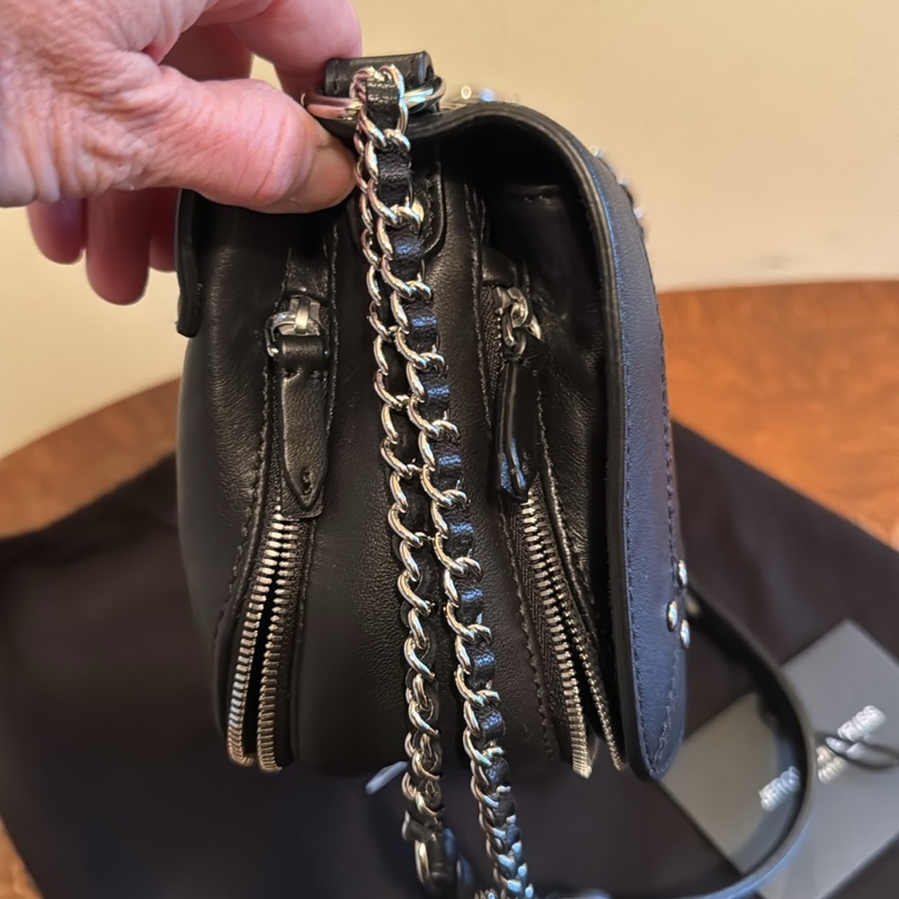 Jerome Dreyfuss Black Lambskin Bobi Bag - Picture 4 of 7